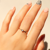 14K Heart Gem Ring BlackSugar Best Online Jewelry Shop Located West Los Angeles